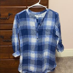 Tunic plade shirt
